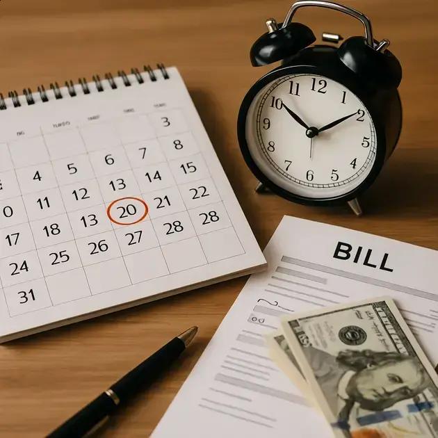 Como usar a regra dos 24 dias para pagar contas antes do vencimento e evitar multas