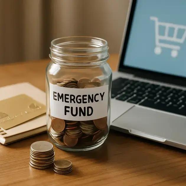 Construindo um fundo de reserva para emergências usando micro‑arredondamentos de compras online